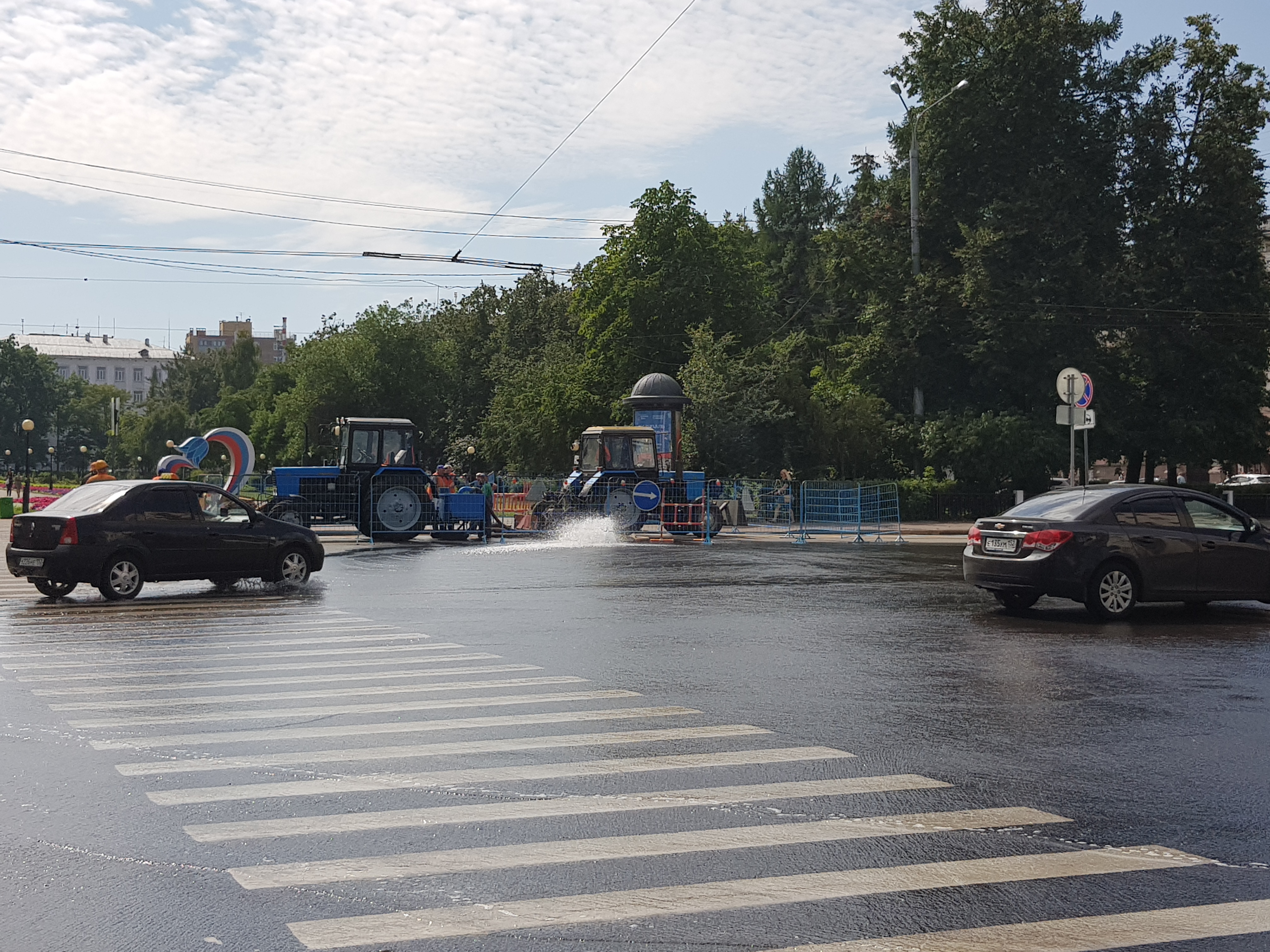 Коммунальная авария произошла в центре Нижнего Новгорода (ФОТО)