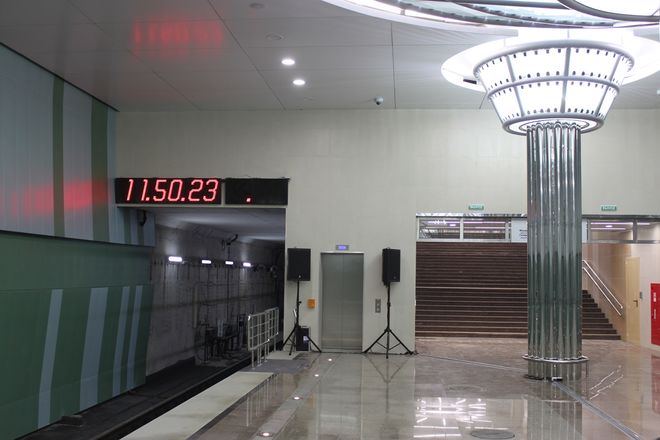 Станция метро &laquo;Стрелка&raquo; открылась и проработает в тестовом режиме неделю (ФОТО) - фото 9