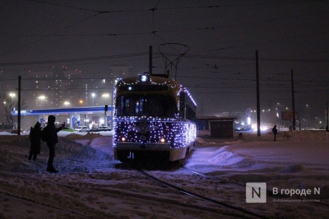 Три новогодних трамвая вышли на нижегородские маршруты - фото 20