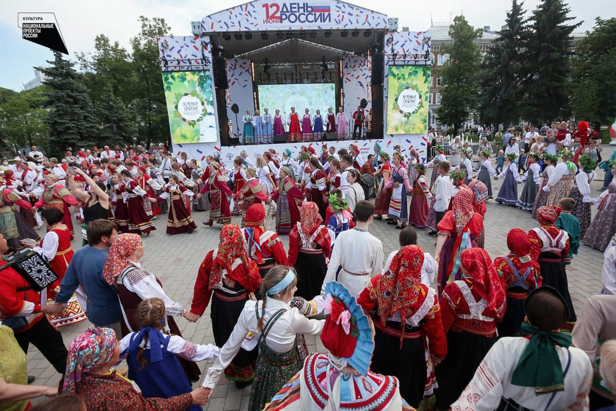 33 фольклорных коллектива приехали в Нижний Новгород на фестиваль &laquo;Зеленые святки&raquo; - фото 1