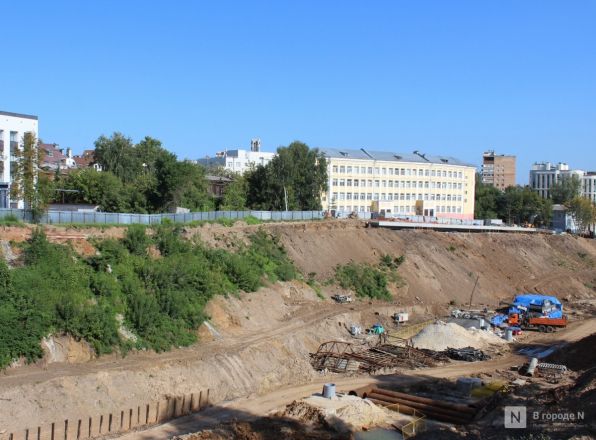 Опубликованы фото со стройки террасного парка в Нижнем Новгороде - фото 4