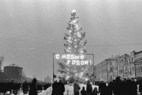 Елка на площади Минина / Русский музей фотографии