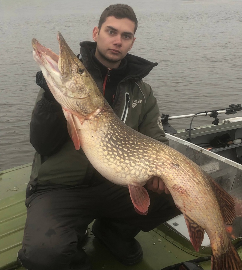 Нижегородец выловил на Стрелке гигантскую щуку весом около 13 кг - фото 2