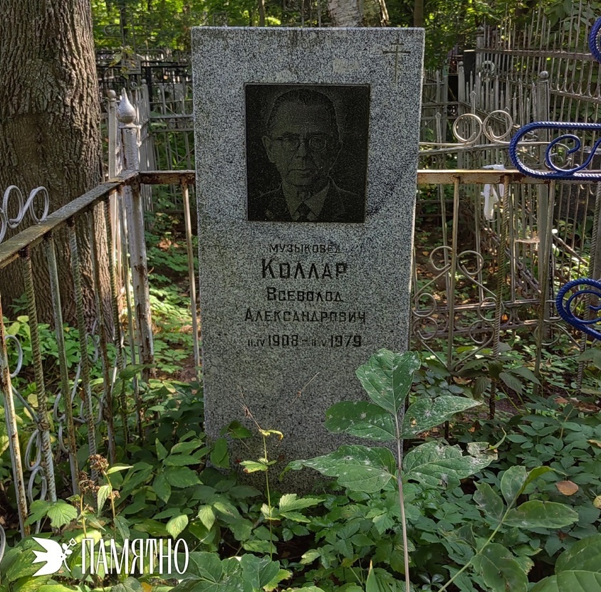 Могилу музыковеда Всеволода Коллара привели в порядок на Бугровском кладбище в Нижнем Новгороде - фото 1