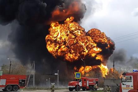 Пожарный поезд готов отправиться в Дзержинск на тушение возгорания в промзоне