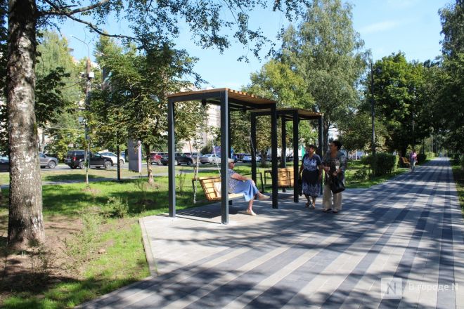 Благоустройство бульвара на проспекте Гагарина завершилось в Нижнем Новгороде - фото 47