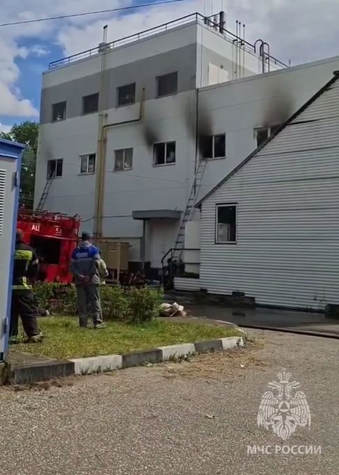 Мощный пожар в ТЦ Заволжья Нижегородской области потушен - фото 1