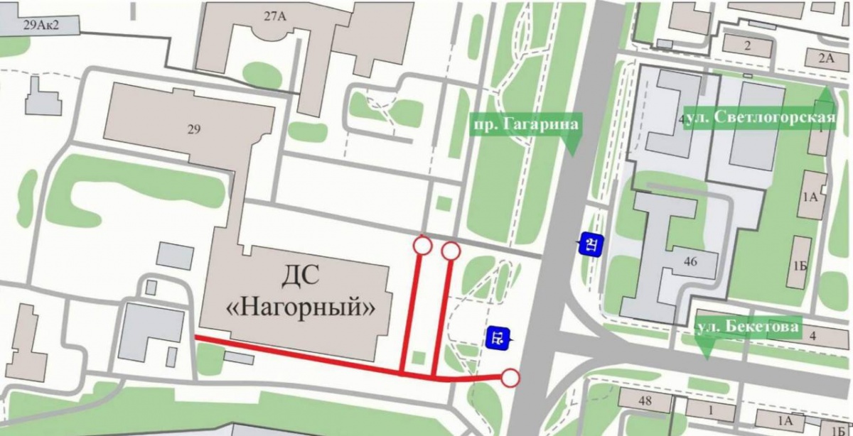 Дороги у Дворца спорта перекроют на четыре дня - фото 1