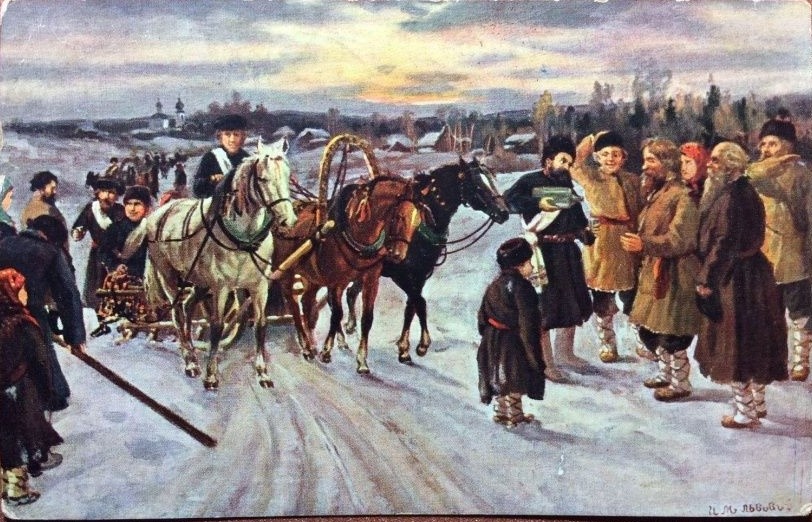 Какие рождественские открытки отправляли в дореволюционной России - фото 8