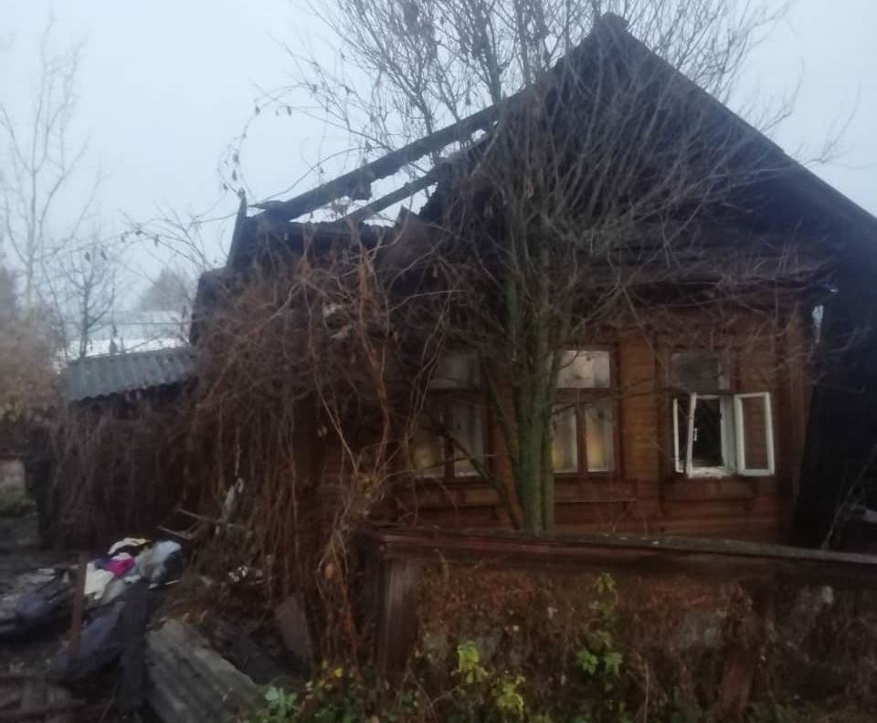 Тело пожилого мужчины обнаружено на пожаре в Богородске