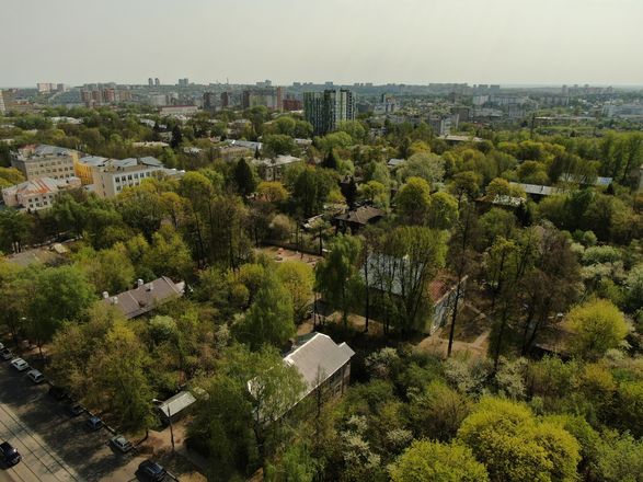 Строительство нового жилого комплекса в центре Нижнего Новгорода сняли с высоты птичьего полета - фото 4