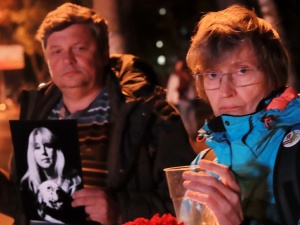 Защитники парка «Швейцария» посвятили 12-ю «живую цепь» Ирине Славиной