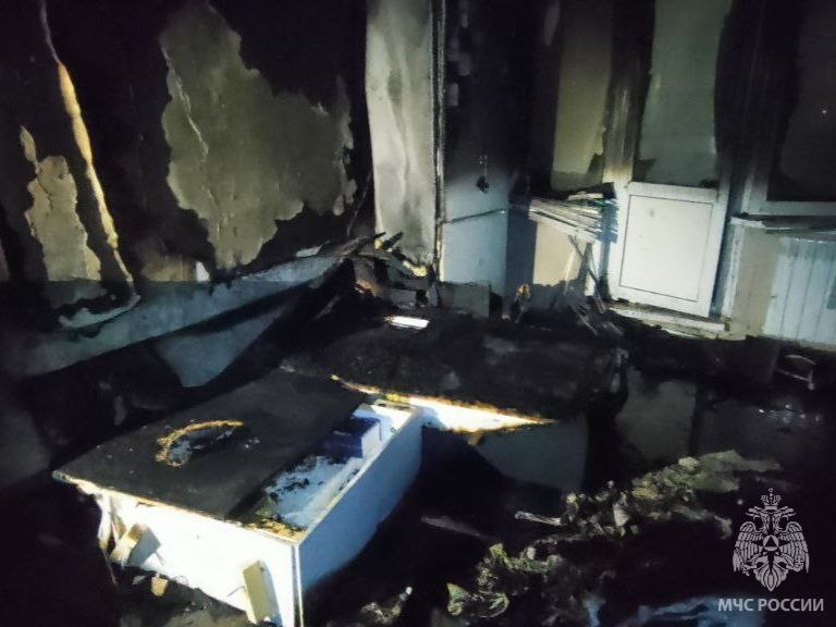 Женщина едва не погибла на пожаре в Сормовском районе - фото 1