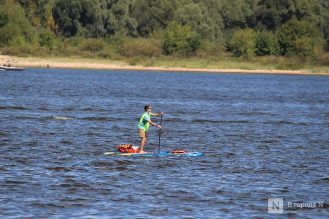 75 яхт и более 500 сапов вышли на Волгу в Нижнем Новгороде в День города - фото 13
