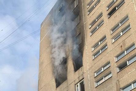 Мужчина пострадал при пожаре на улице Фучика в Нижнем Новгороде