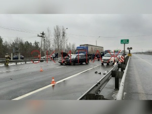 Пять машин сошлись в ДТП на Южном обходе